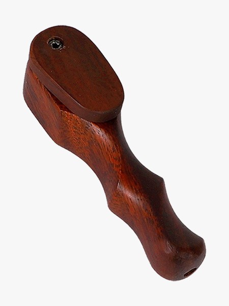 Wood Cannabis Pipe Rosewood 20cm